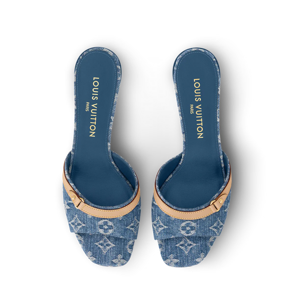 "LV" Kitten Heels